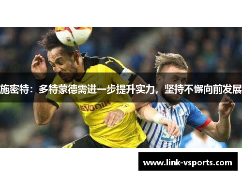 施密特：多特蒙德需进一步提升实力，坚持不懈向前发展